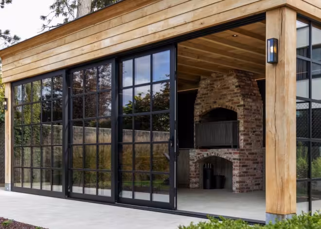 Eiken landelijk bijgebouw