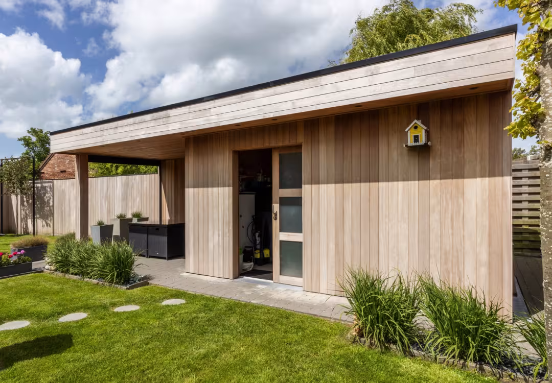 Annexe en bois Afzelia
