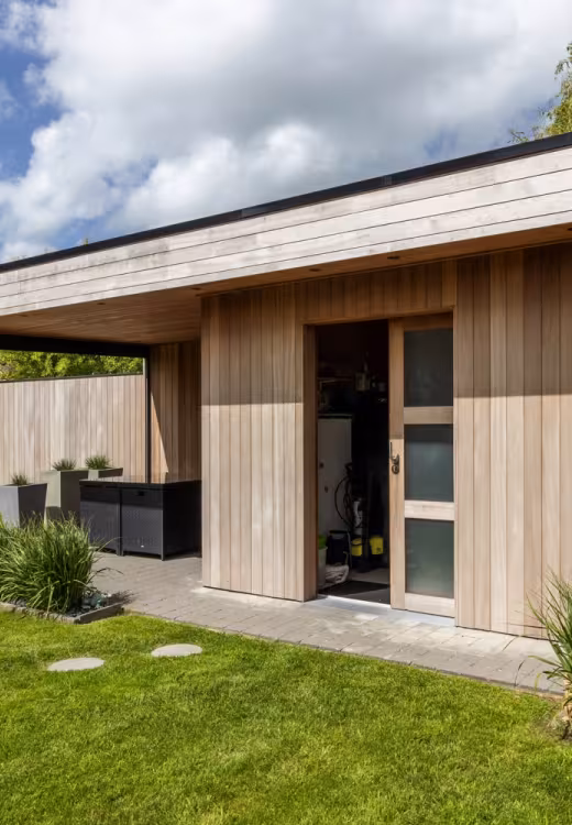Annexe en bois Afzelia