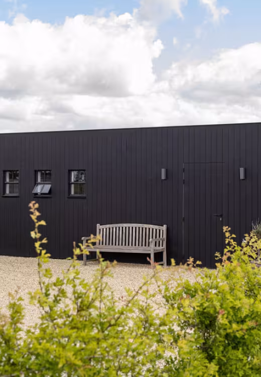Houten bijgebouw