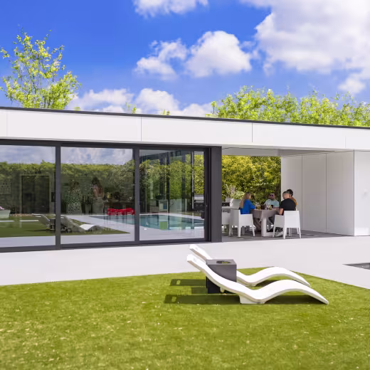 Poolhouse en Trespa 