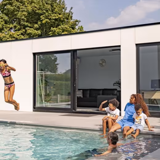 Poolhouse en Trespa