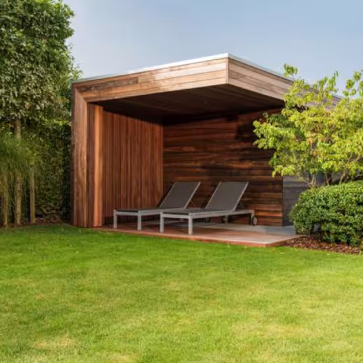 Annexe en bois padouk