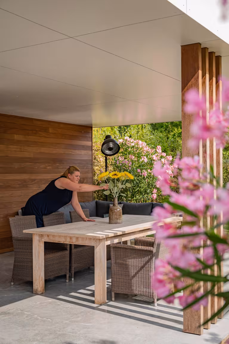 Annexe en bois Afrormosia